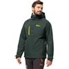 Jack Wolfskin Troposphere Ins Jkt M, Giacca Uomo, Nero Oliva/Firefly, 3XL