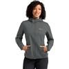 Jack Wolfskin Windhain-Felpa con Cappuccio Giacca Softshell, Ardesia/Verde, S Donna