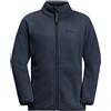 Jack Wolfskin WINTERSTEIN Jacket K Giacca di Pile, Night Blue, 104 Bambini Unisex