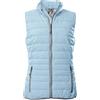 G.I.G.A. DX Women's Gilet trapuntato/gilet funzionale in effetto piumino Sagany, light blue, 34, 39529-000