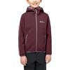 Jack Wolfskin FOURWINDS JACKET KIDS - Giacca softshell Bambini unisex, boysenberry,