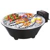 Melchioni Family | Barbeque Elettrico da Tavolo BBQ1, 1250W, Griglia Completamente Smonatabile con Vaschetta, Diametro 31 cm