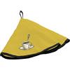Douceur d'Intérieur, Asciugamano rotondo (diametro 60 cm) tazza giallo, spugna ricamata