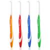 Ouligay 4 pezzi di spazzolino da denti Tuft, spazzola punteggiata, morbido spazzolino da ciuffo, tuft toothbrush intermedio, spazzolino da denti per parentesi graffe