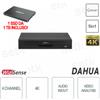 Dahua XVR5104HS-4KL-I3(1T) - XVR 4K 4 canali e 8 canali IP 5in1 H.265+ Video Analisi WizSense 1SSD da 1TB incluso HDMI VGA Compact - Dahua