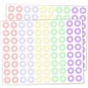 TownStix 3200 Pezzi Salvabuchi Fogli Anelli Rinforzi - 5 Colori