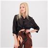 REBEKA ROSS Camicia over asimmetrica in mussola di cotone