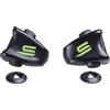 SALVIMAR Set Fibbie Maschera dx/sx, Nero di per