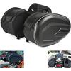 RYITGO Borsa Sella Moto,Borsone ,Capacità espandibile,Borse Laterali per Moto