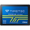 Timetec SSD da 256GB 3D NAND TLC SATA III 6 Gb/s 2,5 pollici 7 mm 200 TBW Velocità di lettura fino a 550 MB/s Cache SLC Migliora le prestazioni dell'unità a interna per PC Computer