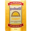 Polselli Farina 00 per Pizza Polselli SUPER - Farina per Pizza e Pane, di Grano Tenero, 5 Kg - Ideale per Impasti Professionali e Pizza Romana