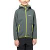 Jack Wolfskin FOURWINDS JACKET KIDS - Giacca softshell Bambini unisex, slate green,