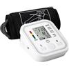 SQUADO - Misuratore pressione LCD digitale automatico di pressione sanguigna del polso del monitor di battimento di cuore frequenza del polso del braccio Meter pulsometro