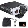 Godox Lux Junior Retro Camera Flash, GN12 @ ISO100 Modalità Flash Automatico/Manuale Uscita Flash 7 Stop Temperatura Colore 6000K ± 200K, Adatto per Fotocamere Fujifilm, Canon, Nikon, Olympus, Sony
