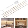 WOBANE Striscia Led 2 metri, Striscia Led Cucina Sottopensile 4X50cm, Strisce Led Adesive Bianco Naturale 4000K con Interruttore e Trasformatore, Luci Led Cucina per Vetrine, Scrivania, Mobile