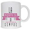 thedifferent Tazza Mug La Migliore Zia di Sempre Thè/Latte - Idea Regalo