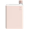 memobottle A5 (corallo pallido) - 750 ml - Bottiglia, custodia in silicone e coperchio | Bottiglia d'acqua sottile per borse, accanto a libri e computer portatili | Tritan senza BPA | moderno e