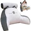 Fabixoin Cuscino Da Lettura Per Letto, Schienale 2 In 1 Per Sedersi A Letto, Cuscino Lombare Per Schienale Con Bracciolo, Cuscino Per Divano Comfort Ed Ergonomia Cuscino A Cuneo Per Schienale