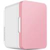 MOOWI Piccolo frigorifero Mini frigo Piccoli frigoriferi Frigo portatile a doppio uso caldo e freddo (Color : Pink)