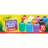 CRAYOLA I Lavabilissimi - Tempere Lavabili per Bambini, Confezione da 10 Barattolini da 59 ml, Età Consigliata: da 3 Anni