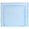 KraftKids BPW112-85 - Materassino per fasciatoio, motivo: pois bianchi su azzurro, 85 x 75 cm (larghezza x profondità), 790 g