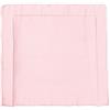 KraftKids BBR112 - Fasciatoio in piccole foglie rosa su bianco, 75 x 70 cm (larghezza x profondità), cuscino fasciatoio, 630 g, multicolore