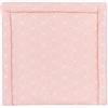 KraftKids DDR112-60 - Materassino per fasciatoio, colore: bianco con diamante su sfondo rosa antico, 60 x 70 cm (larghezza x profondità), 640 g