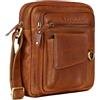 STILORD 'Ryan' Borsa a Tracolla in Pelle per Uomo | Piccola Borsa Vintage per iPad 9,7 Pollici | Borsa a Spalla in Vera Pelle, Colore:texas - marrone