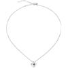 Breil, Collana da Donna Collezione Darling in Argento 925, Collana Femminile con Design Prezioso, Elegante e Chic, Pendente in Argento, Lunghezza Aggiustabile da 39 cm a 45 cm