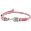 Aloha Bracciale Padel Idea regalo Uomo Donna Ragazzo Ragazza Cordino Regolabile Acciaio (Rosa)