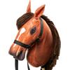 SKIPPI Hobby Horse Amber, Set Cavezza e Redini, Cavallo A3, Testa di Cavallo con Bastone