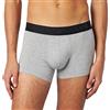 Emporio Armani Underwear Men's Boxer Rubber Pixel Logo, Uomini, Light Grey Melange,