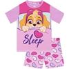 Paw Patrol Pigiama Ragazze| Skye Pigiami Estivi | Pigiama Maniche Corte Bambino | Rosa 3-4 Anni