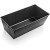 Grizzly Stampo da forno per pane a cassetta, 30 x 15 cm, adatto al lievito naturale, antiaderente, bordo alto, teglia per pane e dolci