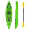 ROMARK Kayak - Canoa da 305 cm - 1 gavone + 1 pagaia + 1 seggiolino + 1 ruotino VARI COLORI mare sport lago (VERDE)