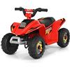 GYMAX Quad Elettrico per Bambini 3+ Anni, Veicolo Cavalcabile per Bambini 6V, con Funzione Avanti e Indietro, 72 x 39,5 x 45,5 cm (Rosso)