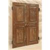 Biscottini Tapparella in Legno 56,5X6,5X110,5 CM - Scurino in Legno massello di Teak - Tapparella Antica Perfettamente restaurata