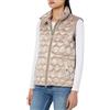 Geox W Myluse Vest Giacca, Tortora, 54 Donna