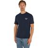 Tommy Jeans T-shirt Maniche Corte Uomo Scollo Rotondo, Blu (Dark Night Navy), S