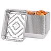 CONTITAL R11G | Vaschette Alluminio 4 Porzioni | Teglie Alu Usa e Getta per Alimenti | Contenitori Monouso Asporto - Linea Professionale 100 Pezzi