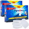 Oputec 100x Pastiglie decalcificanti per macchine da caffè: Pasticche Compresse disincrostanti per macchine da caffè/espresso - Anticalcare uso universale: Jura, Senseo, Siemens, Tassimo, Delonghi