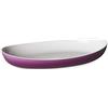 Omada Design Vassoio da Portata in Plastica Bicolore, 28x17x5 cm, Resistente, lavabile in lavastoviglie, Made in Italy, linea Trendy, Viola