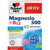 Doppelherz Magnesio 500 mg con Vitamina B12 - Integratore con effetto 2 Fasi ad alto Dosaggio per l' attività muscolare e il sistema nervoso - Doppelherz