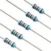 Musiclily Pro Metallo Precision Resistenza Film 130kΩ 1% 250mW per Modifiche Cablaggio Chitarra Elettrica Basso(Set di 50)
