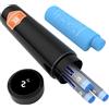 DISONCARE 60H Borsa Frigo Porta Insulina Termico 3 penne,Borse Termiche Per Medicinali Buono Per Lunghi Viaggi,Astuccio Insulina Portatile Con 2 Bottiglie(Nero)