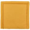 KraftKids MGC112 - Fasciatoio in mussola a pois dorati su giallo, 75 x 70 cm (larghezza x profondità), cuscino fasciatoio, 630 g, multicolore