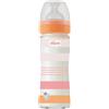 CHICCO Biberon Benessere Chicco 240ml Vetro Flusso Lento Orange Girl