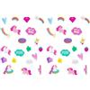 Legami Stickers Riflettenti per Bicicletta-Ride with Style, Adesivi Catarifrangenti, Resistenti a Sole e Pioggia, Facili da Applicare e da Rimuovere, Decorazioni Bici per Bambini, Unicorn