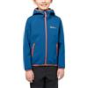 Jack Wolfskin FOURWINDS JACKET KIDS - Giacca softshell Bambini unisex, crisp cobalt,
