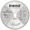 Trend Wood Cordless ATBR Lama per troncatrice, diametro 305mm, foro 30mm, 78 denti, taglio 2.2mm, angolo +7°, metallo duro (TCT), finitura fine, CSB/CC30578T